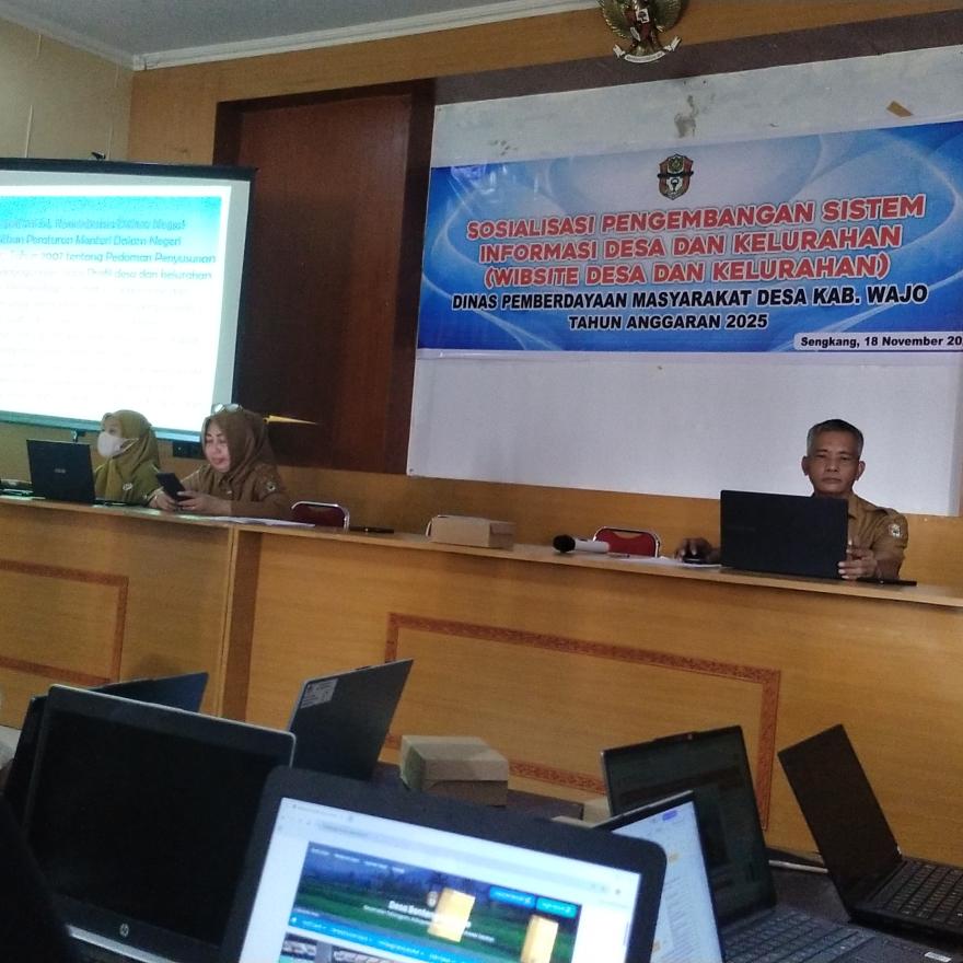 Sosialisasi Pengembangan Website Desa Kelurahan