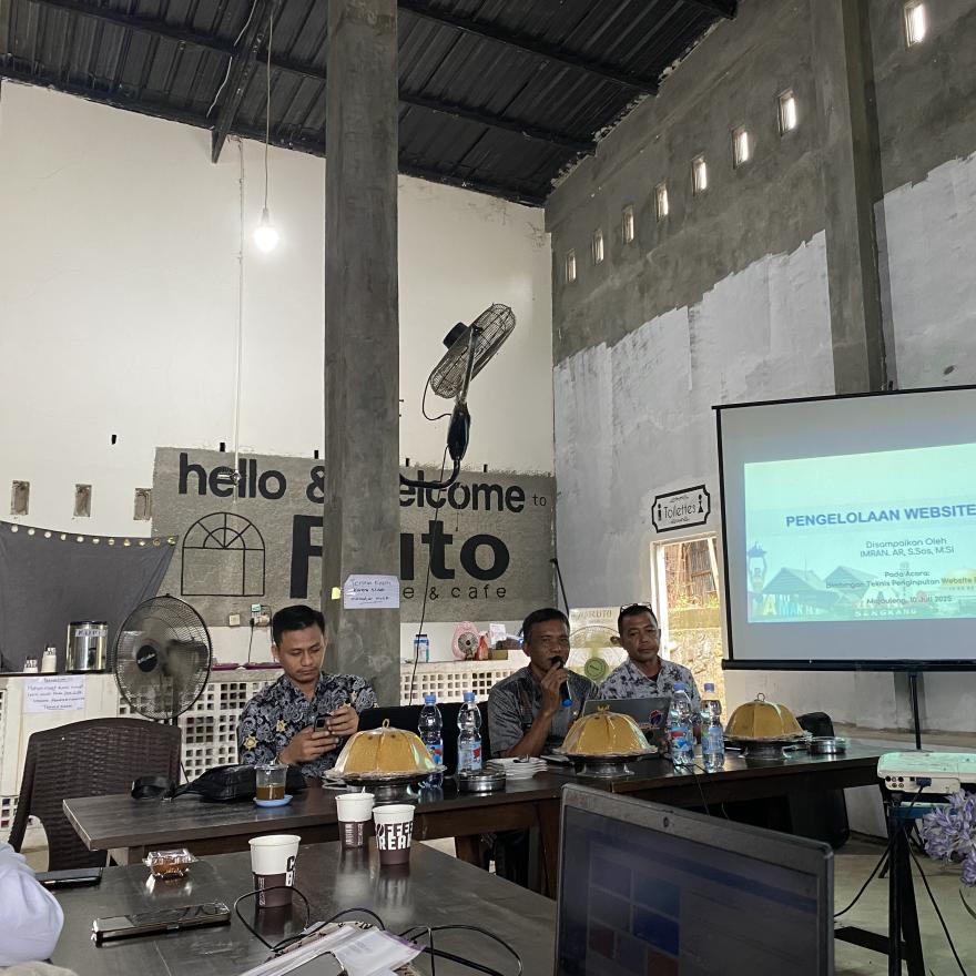 Pelatihan Penginputan Website Desa Tua